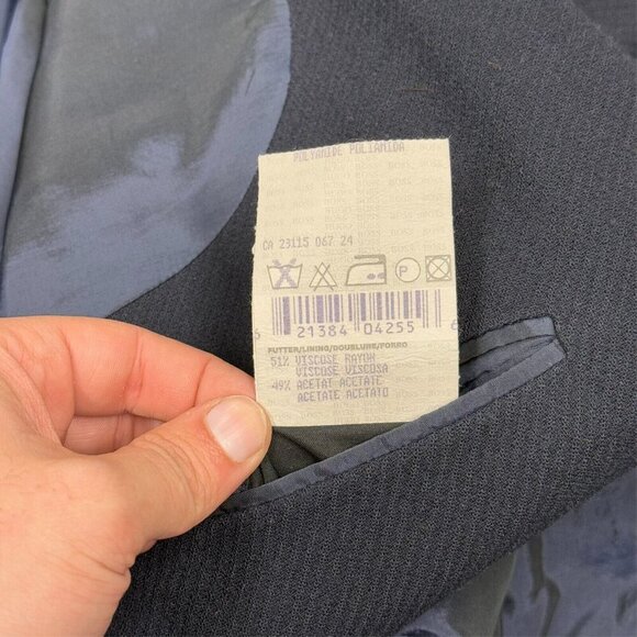 Hugo Boss Mars Blazer Sport Coat Made in Italy EU 52 / US 42 Textured Fabric - Picture 7 of 7